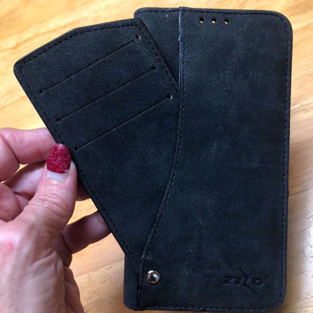 Cellphone Cardholder Samsung 5 Black Case
